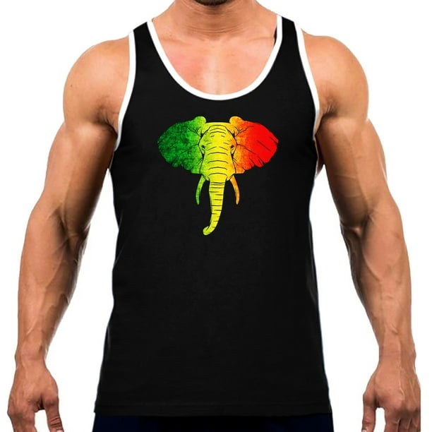 Funny Novelty Vest Singlet Top Elephant Head Funny Novelty Vest Singlet Top Elephant Head